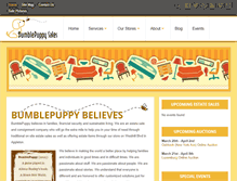 Tablet Screenshot of bumblepuppysales.com